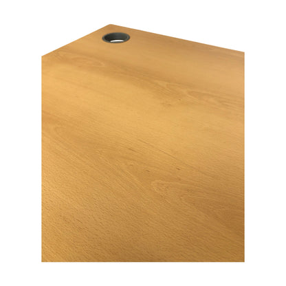 Elektrisk hev/senk-skrivebord på hjul, 160cm