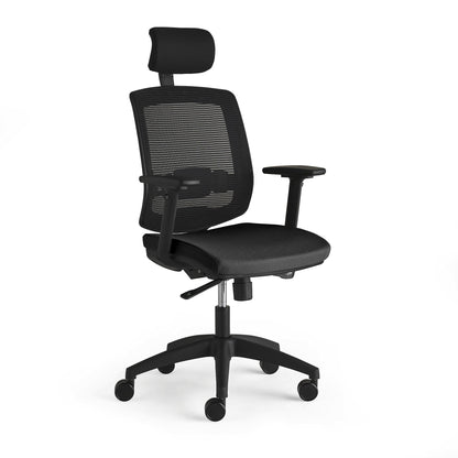 Kontorstol STANLEY fra AJ Produkter, svart stoff