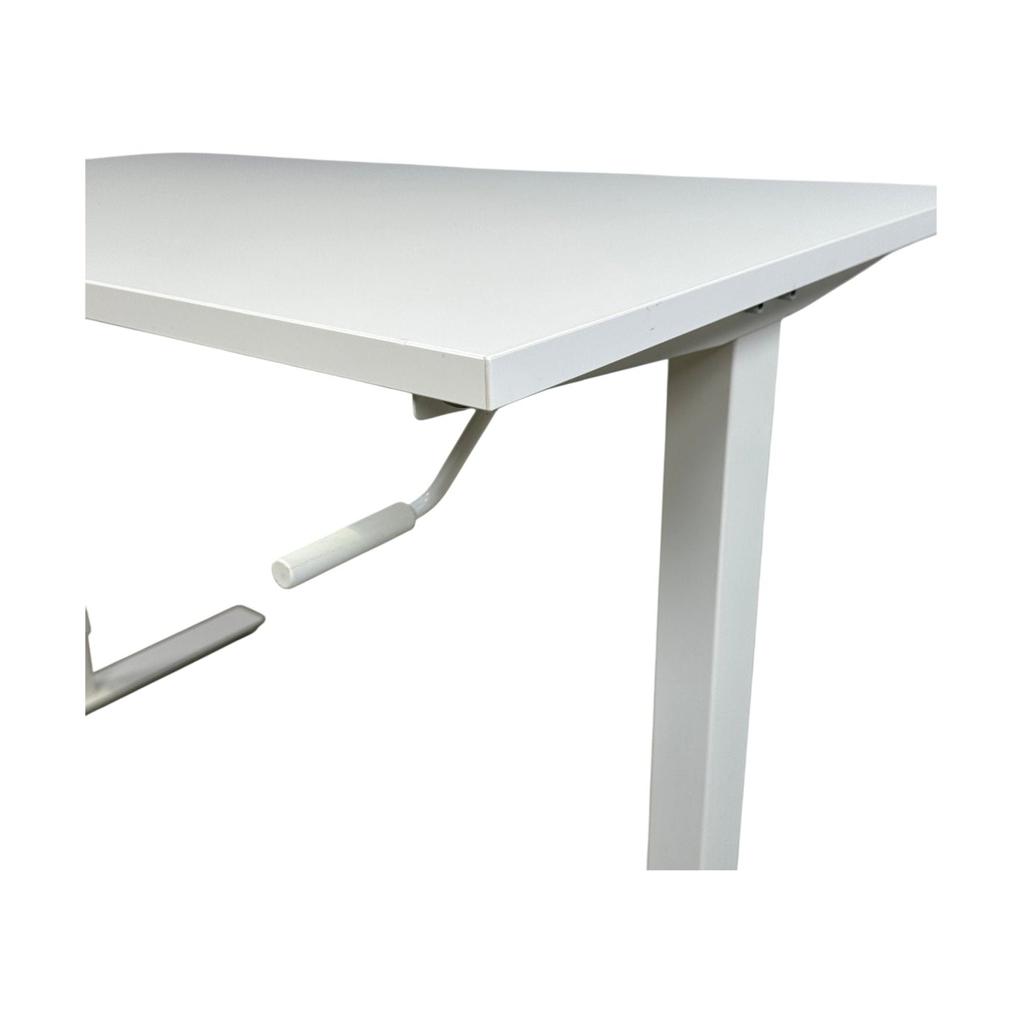 Trotten skrivebord fra IKEA, hvit laminat, 120x70 cm