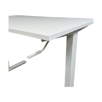 Trotten skrivebord fra IKEA, hvit laminat, 120x70 cm