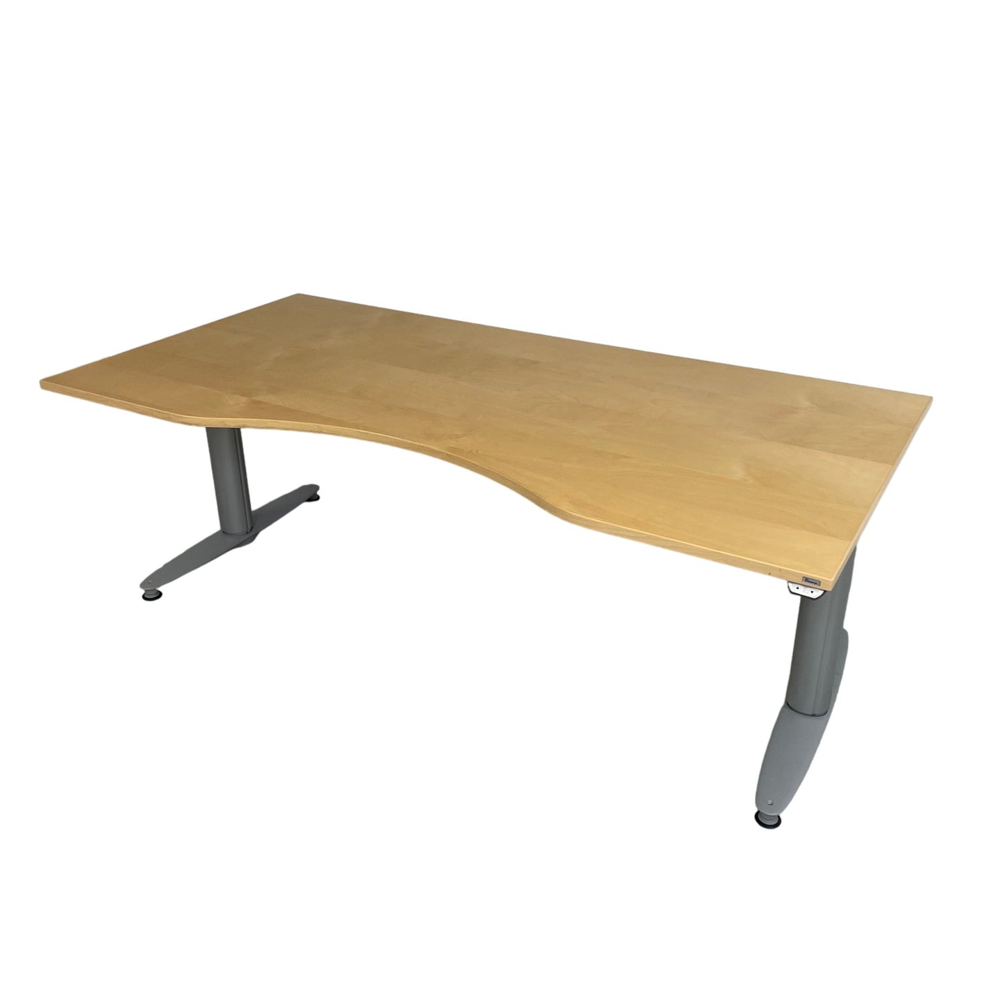 Skrivebord fra Kinnarps, el hev/senk, 180cm