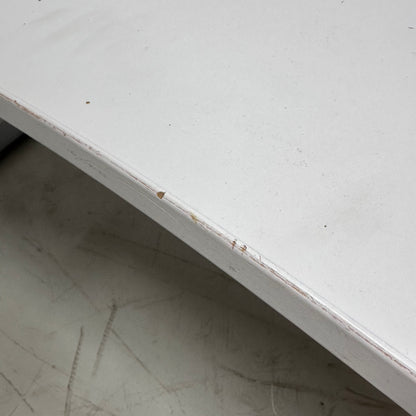 Manuelt hev/senk skrivebord fra Kinnarps, hvit, 180x80 cm