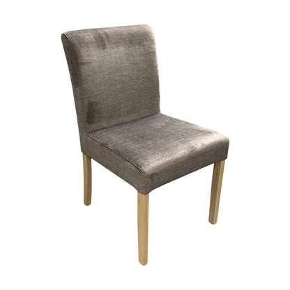 Nova spisestol fra A-Møbler, velour, grå