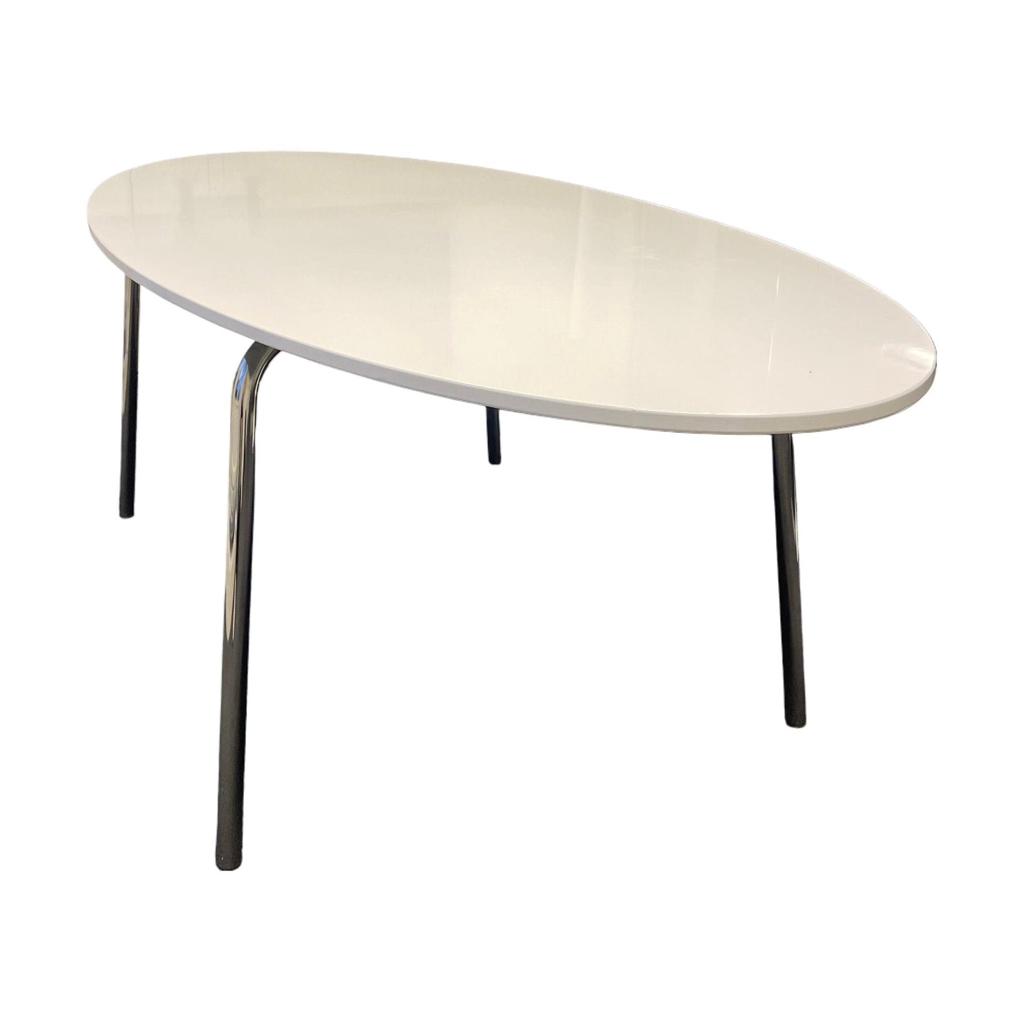 Møtebord fra IKEA, hvit laminat, 236x102 cm