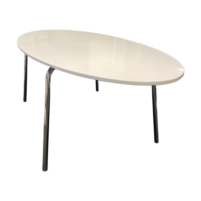 Møtebord fra IKEA, hvit laminat, 236x102 cm