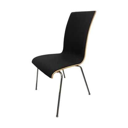 Bella konferansestol fra RBM, svart stoff