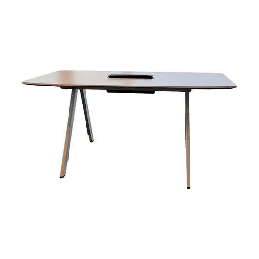 Møtebord fra Iglo, hvit laminat, 160x80 cm