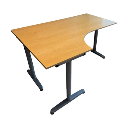 GALANT skrivebord, 160x120 cm, venstrevendt, IKEA