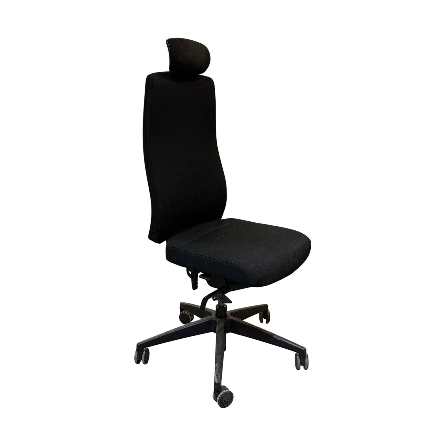 Kontorstol fra Interstuhl, sort stoff