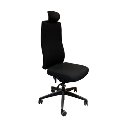 Kontorstol fra Interstuhl, sort stoff