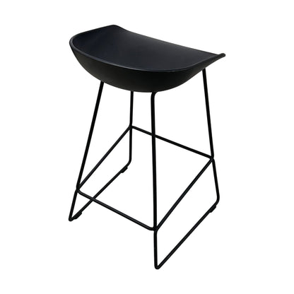 About A Stool barstol fra HAY, svart, 65 cm høy