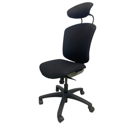 Kontorstol Maxicon fra Savo, svart stoff