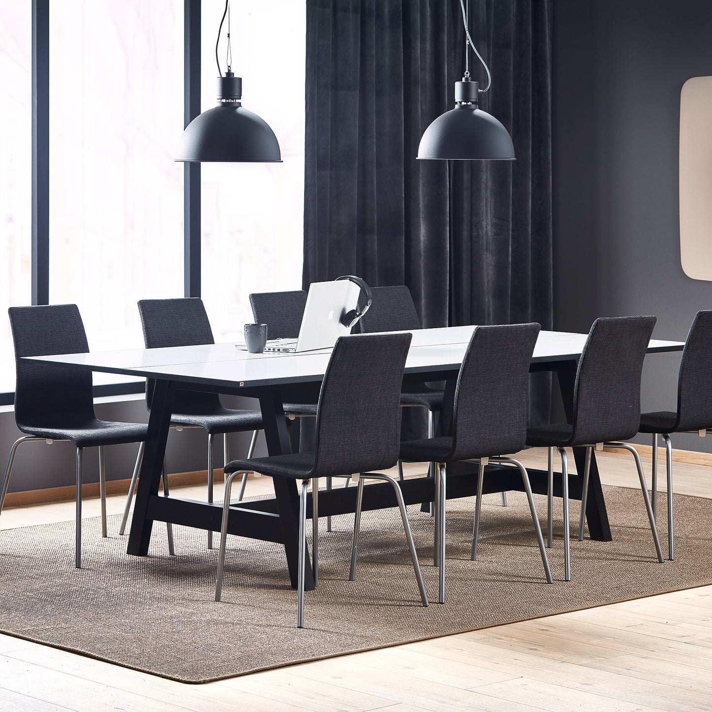 Møtebord NOMAD i laminat, 2400x1200 mm