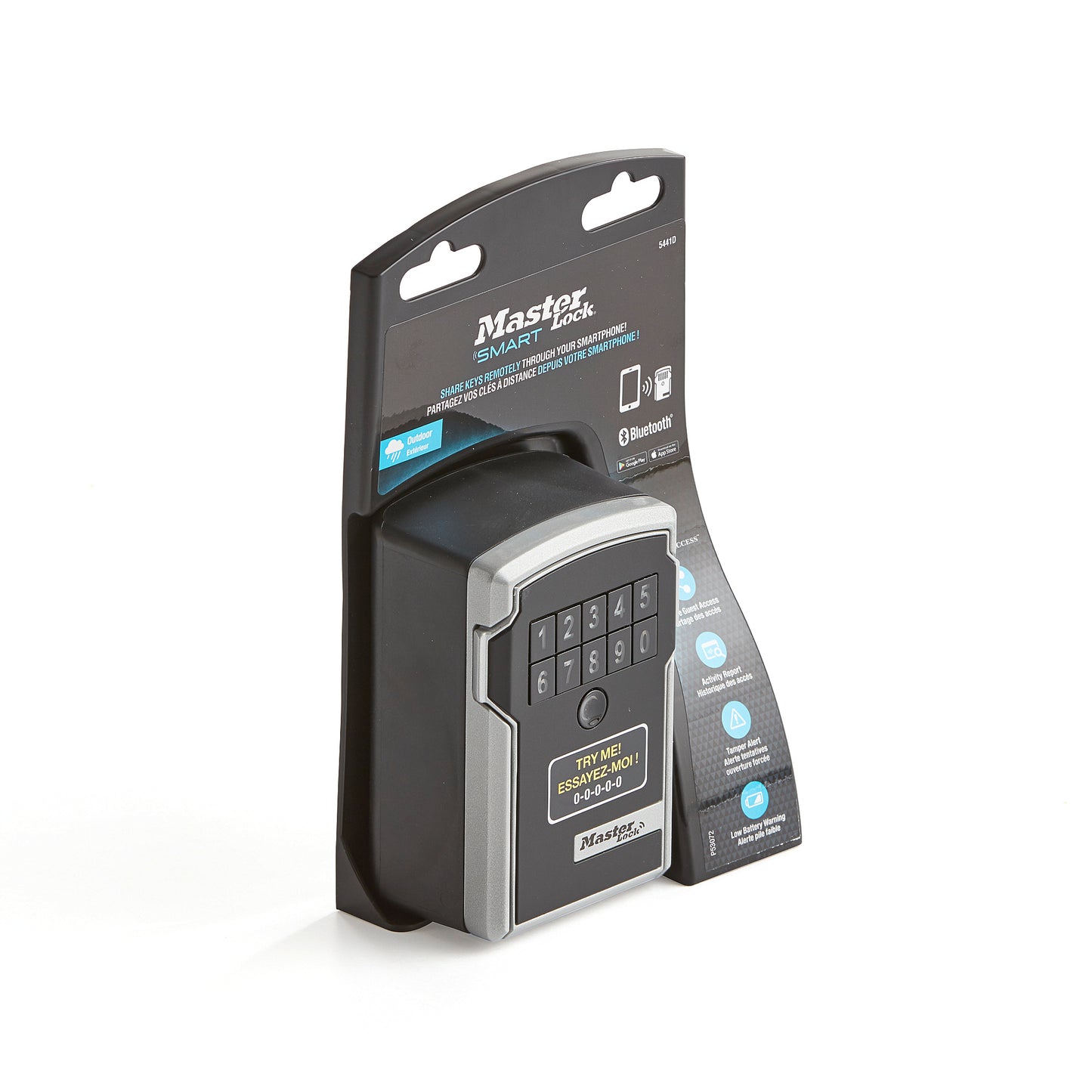 Nøkkelskap RUPERT, bluetooth, H127 B83 D59 mm fra AJ Produkter