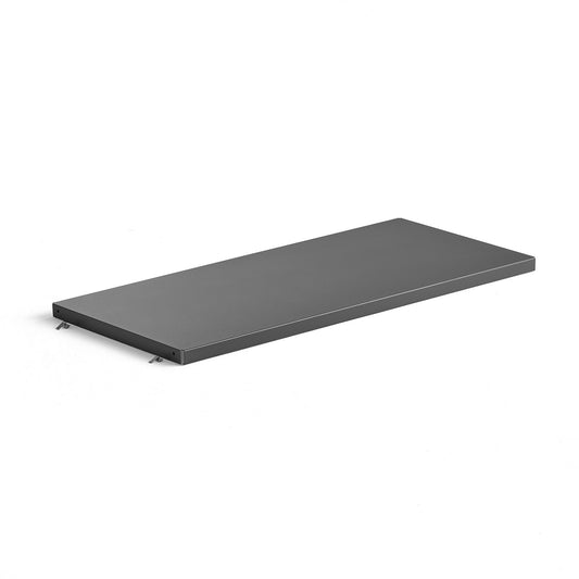 Hylle til oppbevaringsskap SUPPLY, 4 stk., B975 D440 mm, mørk grå