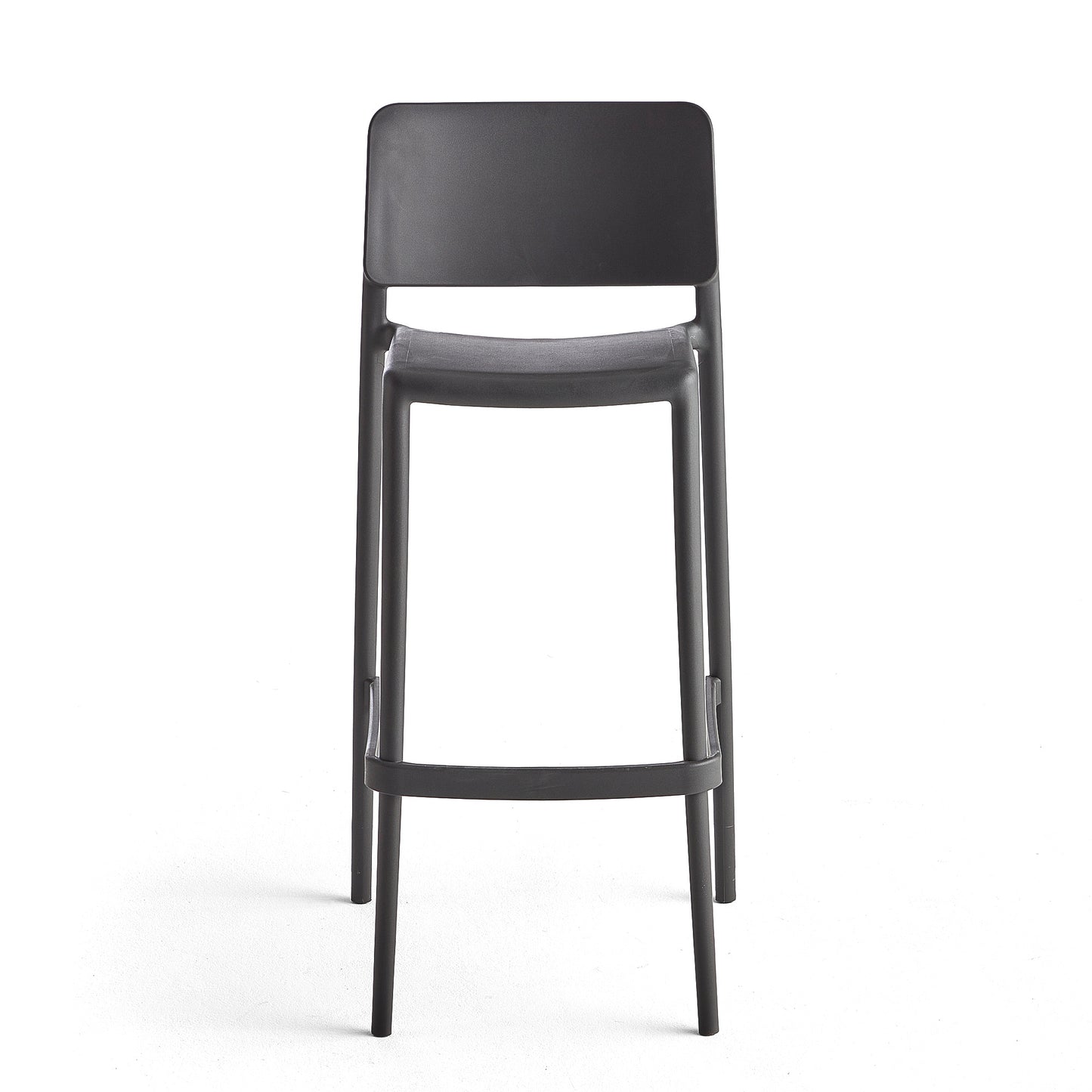 Høy barstol RIO fra AJ Produkter, 750 mm høyde, stabelbar