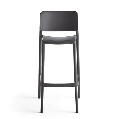 Høy barstol RIO fra AJ Produkter, 750 mm høyde, stabelbar
