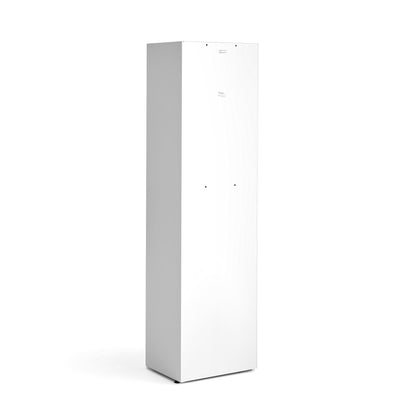 Oppbevaringsskap SMART, H1900 B530 D400 mm, hvit/hvit fra AJ Produkter
