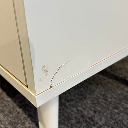 Linz TV-benk fra A-Møbler, hvit