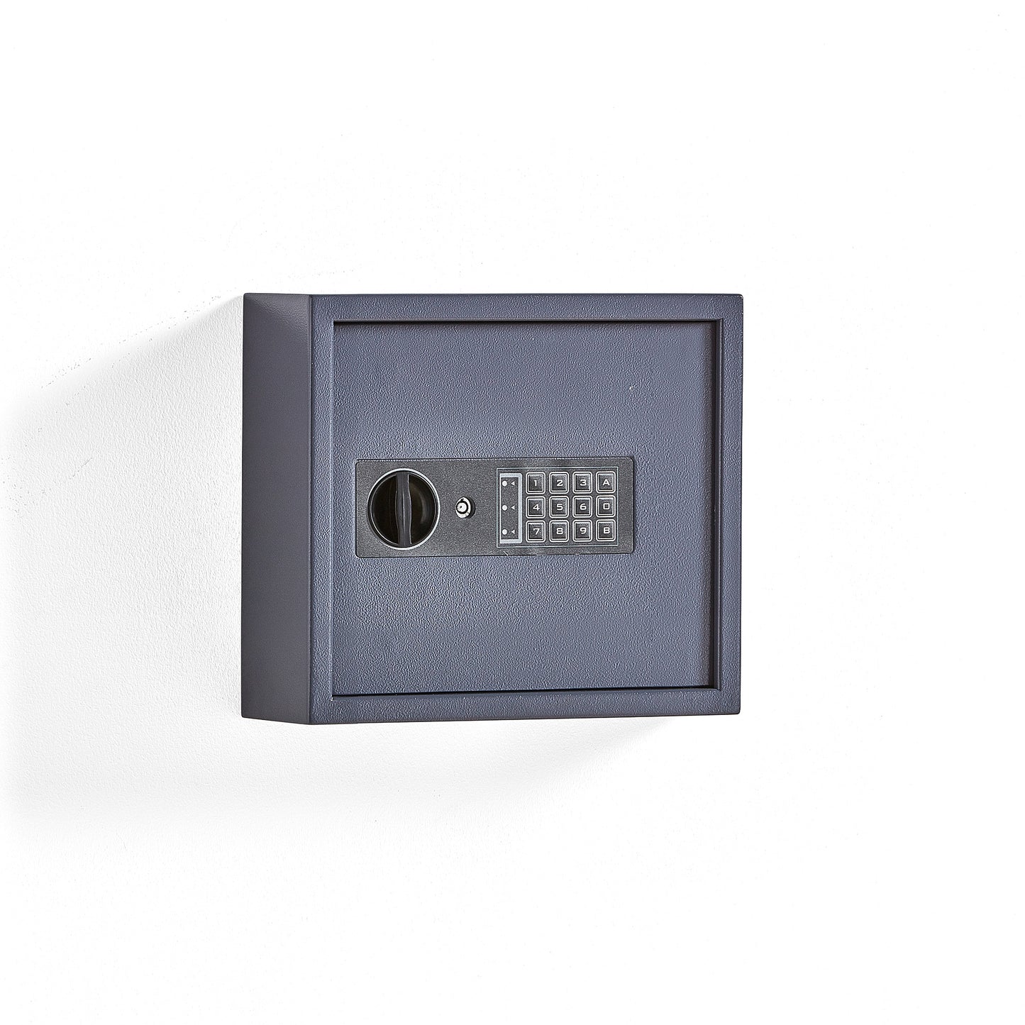 Nøkkelskap BARKER, grå, H310 B350 D120 mm, 25 kroker, kodelås fra AJ Produkter