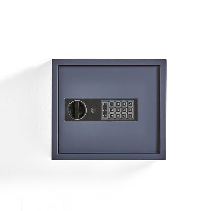 Nøkkelskap BARKER, elektronisk kodelås, grå, H310 B350 D120 mm