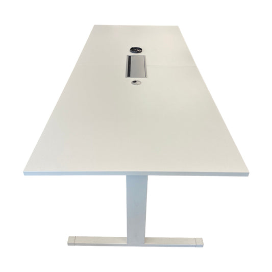 Techo møtebord, hvit laminat, 200x90 cm