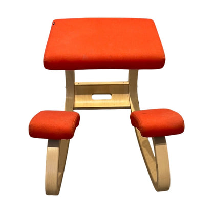 Balansestol i rød, Varier, ergonomisk