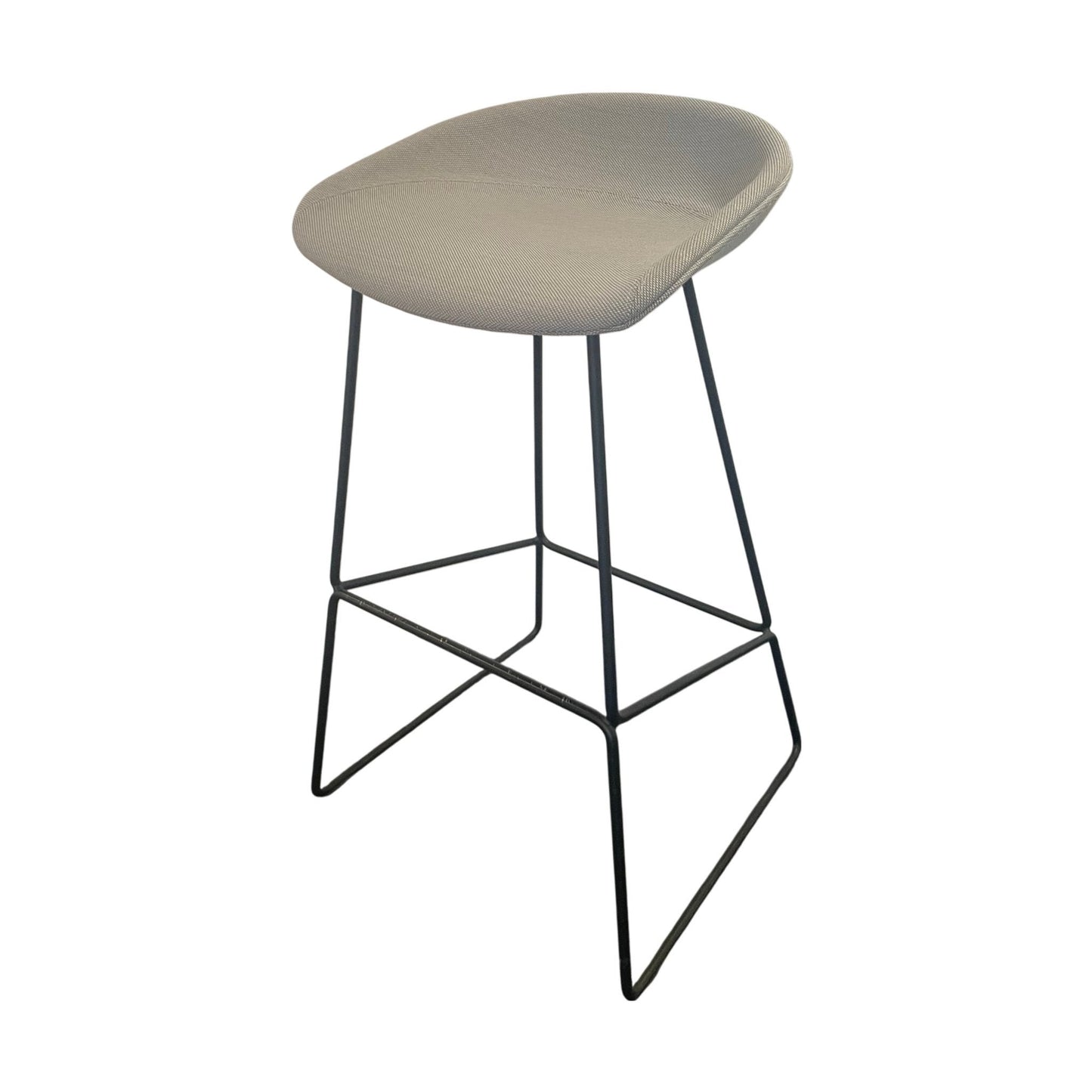 About a stool barstol fra HAY, grå, 76 cm høy