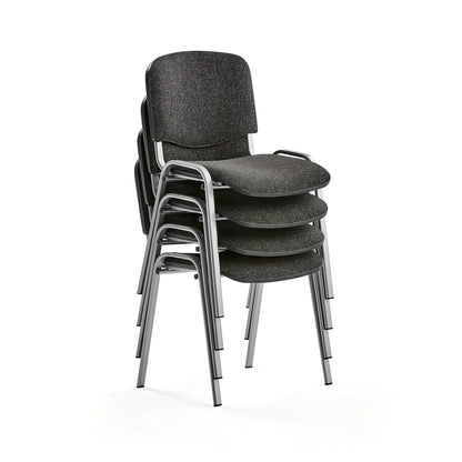 Konferansestol NELSON, 4-pk., grå/grå fra AJ Produkter