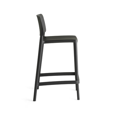 Lav barstol RIO, H650 mm, antrasitt fra AJ Produkter