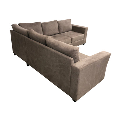Fakta Sovesofa, polyester, brun, hjørne