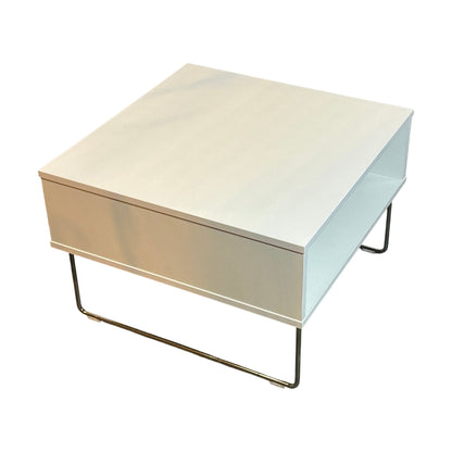 VAD Pivot Kube bord, hvit, 64x64 cm, 43 cm høy