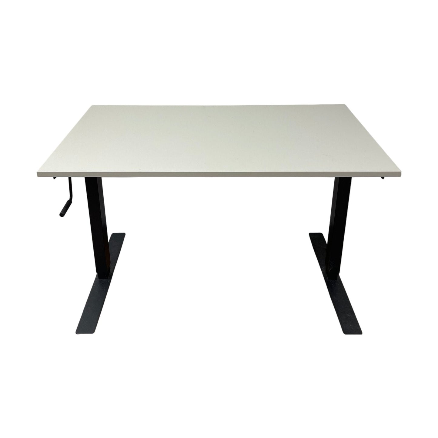 Trotten skrivebord fra IKEA, grå, 120x80 cm