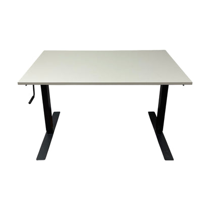 Trotten skrivebord fra IKEA, grå, 120x80 cm