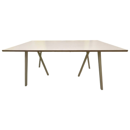 HAY møtebord, 160x80 cm, hvit laminat