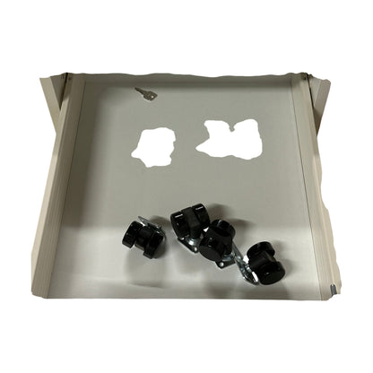 Låsbar skuffeseksjon på hjul fra Narbutas, hvit