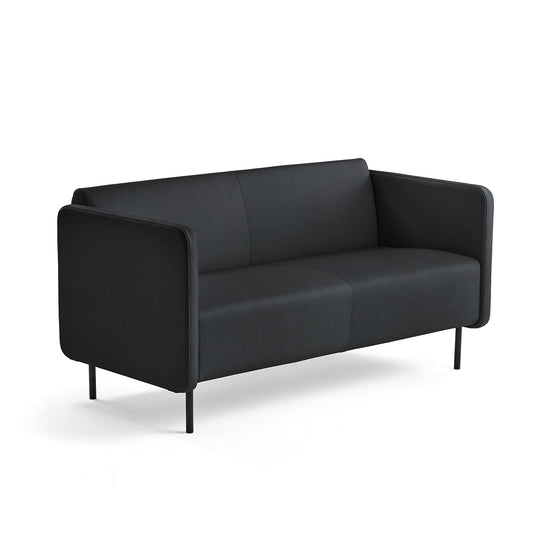 Sofa CLEAR, 3-seter, kunstskinn, antrasitt fra AJ Produkter