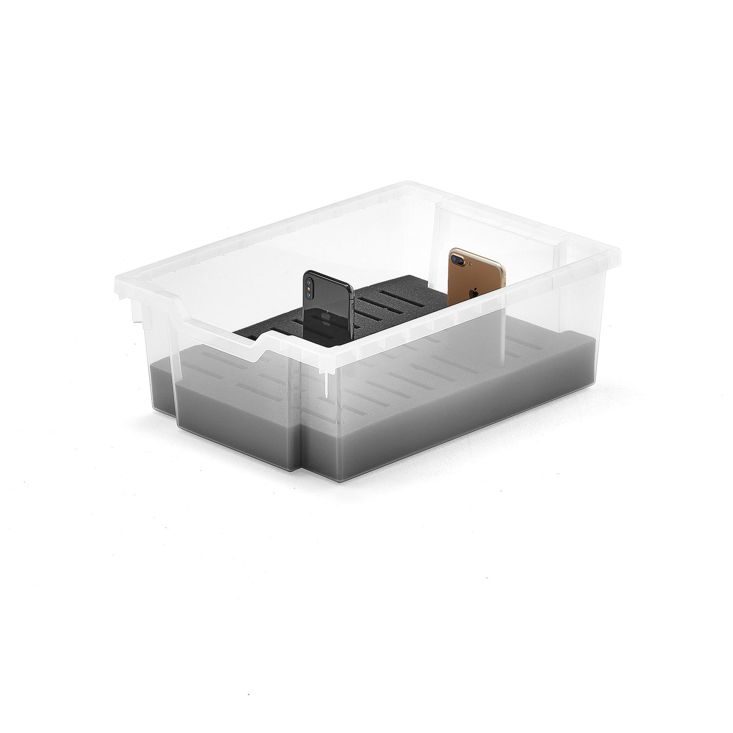 Mobilboks, 30 plasser, transparent, fra AJ Produkter