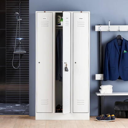 Garderobeskap CAMPUS fra AJ Produkter, grå