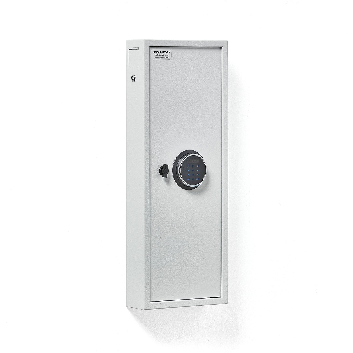 Nøkkelskap MORTON, H800 B300 D100 mm, 150 kroker, kodelås