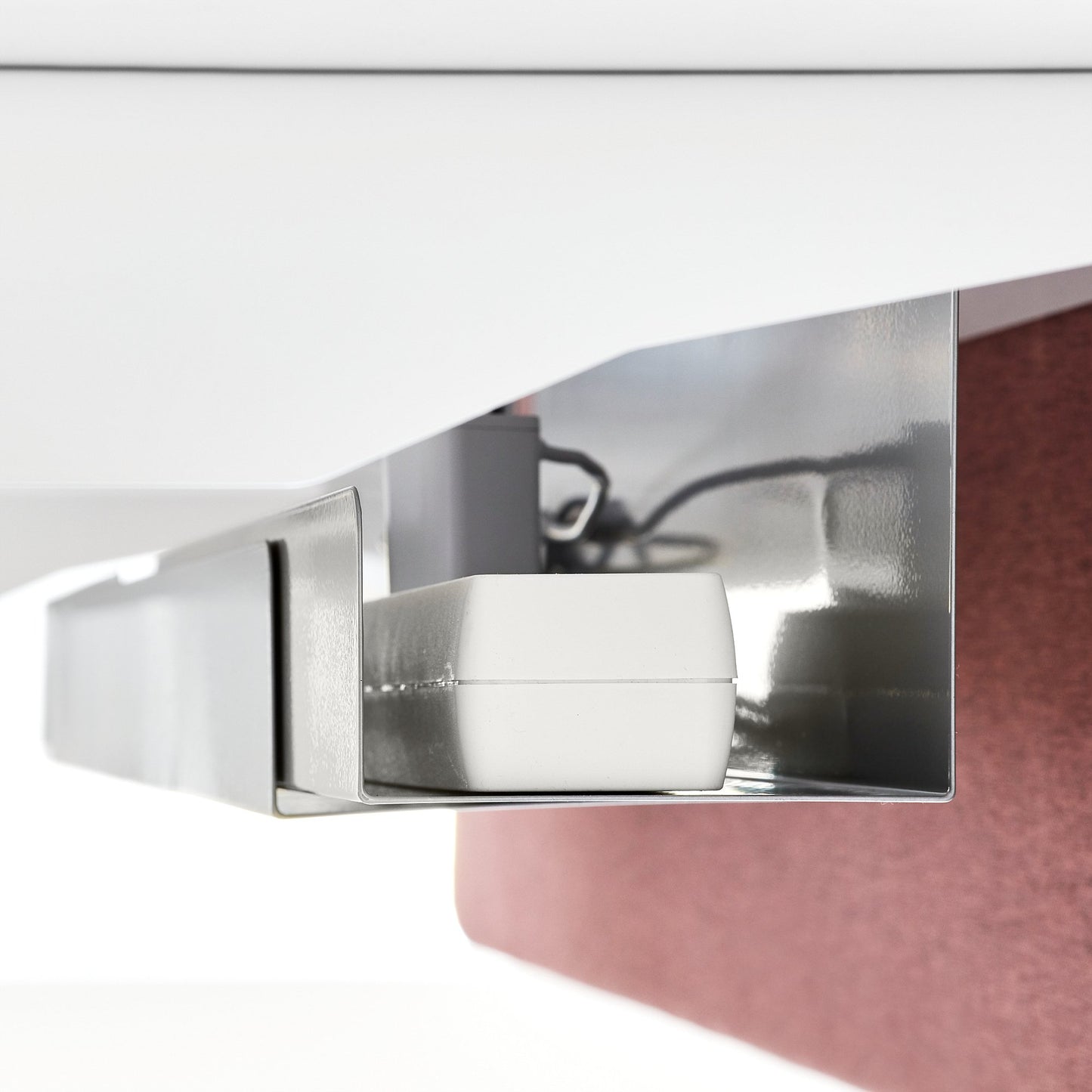 Kabelrenne, justerbar 920–1500x120x115 mm, sølv