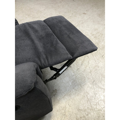 Tornio lenestol fra A-Møbler, grått tekstil, svingbar, recliner