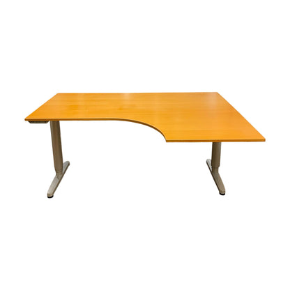 Galant elektrisk hev/senk skrivebord fra IKEA, trefarget, 160x120 cm