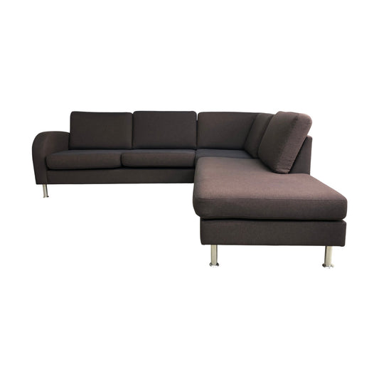 U-Sofa, brun