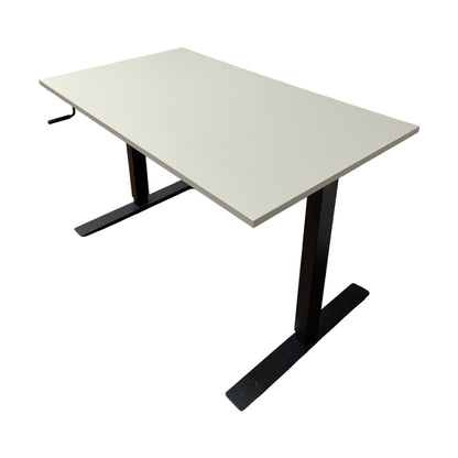 Trotten skrivebord fra IKEA, grå, 120x80 cm