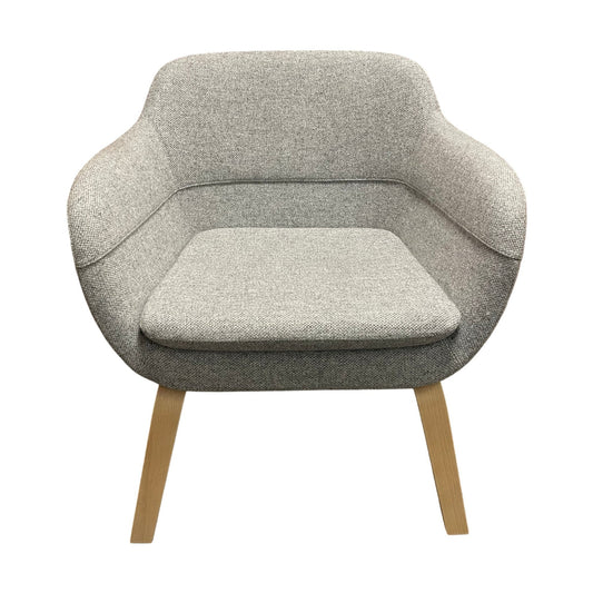 Brunner Crona loungestol, grå