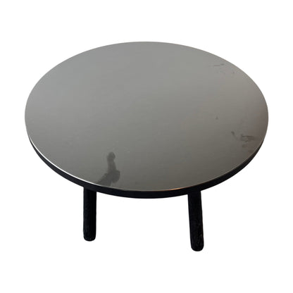 Sidebord i sort treverk, 60x42 cm