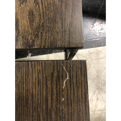 Metro settbord fra A-Møbler, røkpigmentert eik