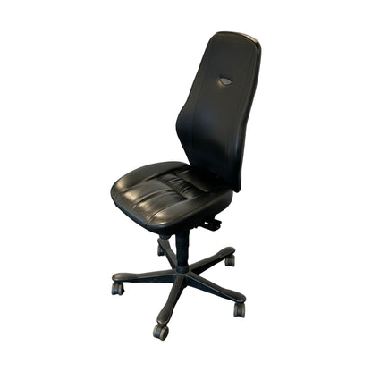 Kinnarps Synchrone 8000 kontorstol, sort skinn