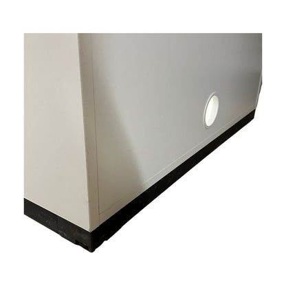 Skap i hvit, 80x45x120